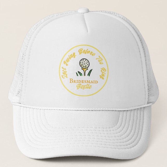 Casquette Enterrement de Vie de Jeune Fille, Réception de Ma (Devant)