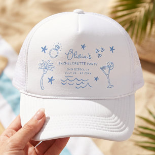 Casquette Enterrement de vie de jeune fille sur la plage Fil