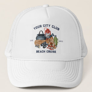 Casquette Enterrement de vie de jeune fille week-end de camp