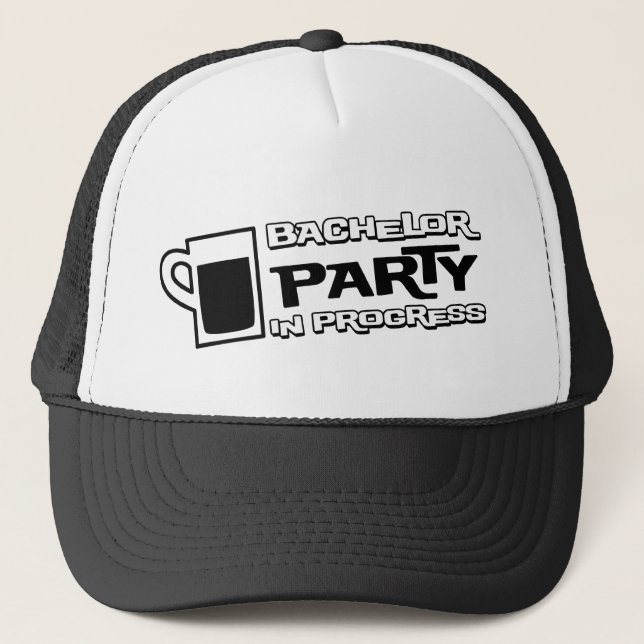 Casquette Enterrement de vie de jeune garçon de bière en (Devant)