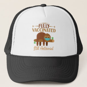 Casquette Entièrement Vacciné Toujours Antisocial Sleepy Slo