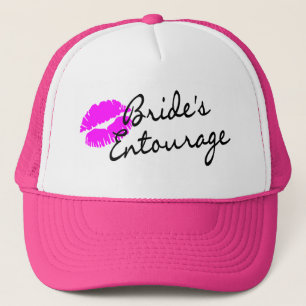 Casquette Entourage de jeunes mariées (baiser)