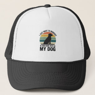 Casquette Entraînement et détente avec mon chien Vintage ama