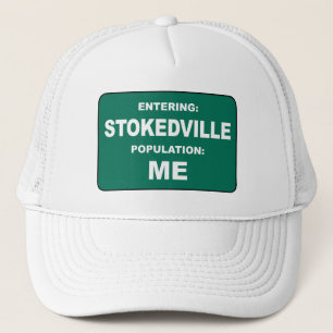 Casquette Entrée à Stokedville Population Moi