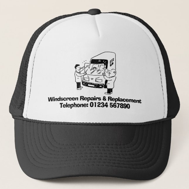 Casquette Entreprise de réparation et de remplacement de par (Devant)