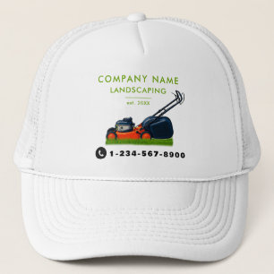 Casquette Entretien de pelouse aménagement paysager jardin