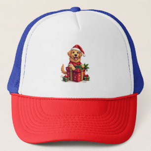 Casquette Enveloppe cadeau Golden Retriever