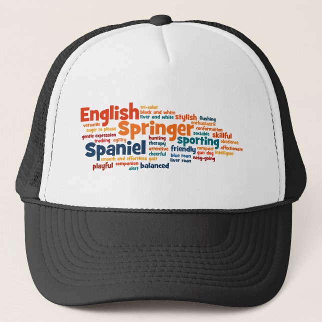 Casquette Épagneul de springer anglais (Devant)