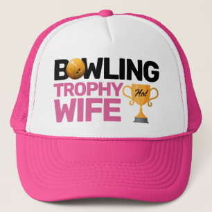 Casquette Épouse de Bowling Trophée Bowler Lady Lover
