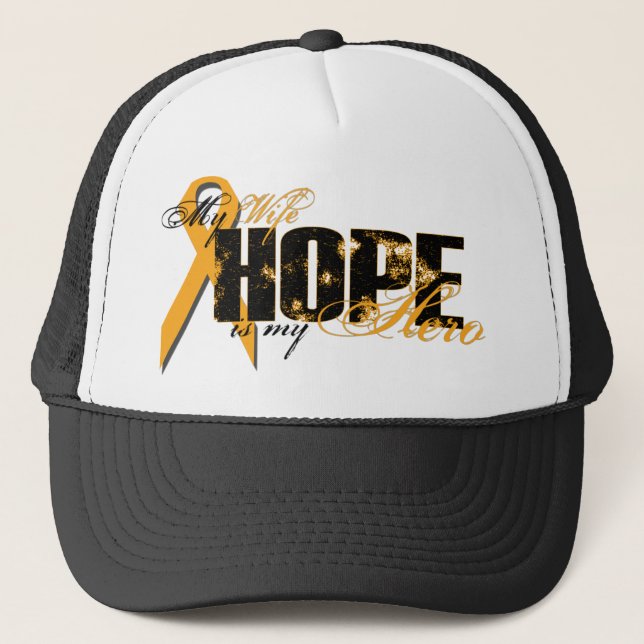 Casquette Épouse mon héros - espoir de leucémie (Devant)