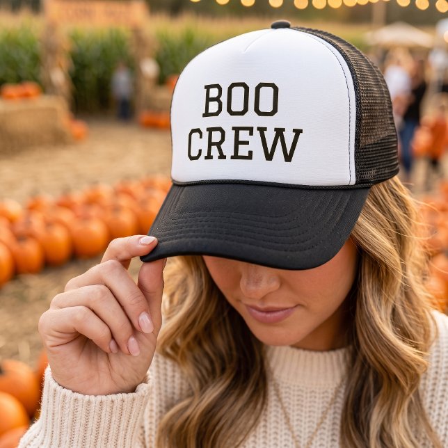 Casquette Équipage Boo Halloween (Créateur téléchargé)