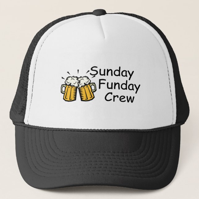 Casquette Équipage de dimanche Funday (bière) (Devant)