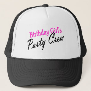 Casquette Équipage de partie de filles d'anniversaire