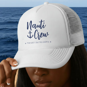 Casquette Équipage Nauti Ancre Enterrement de Vie de Jeune F