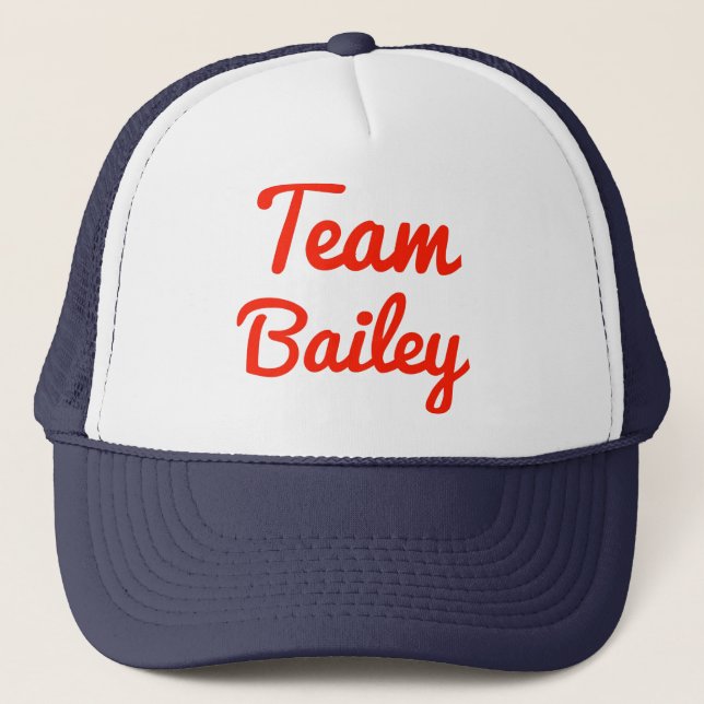 Casquette Équipe Bailey (Devant)