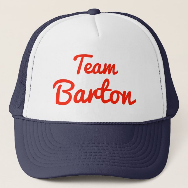 Casquette Équipe Barton (Devant)