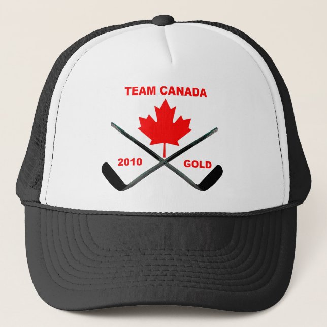 CASQUETTE ÉQUIPE CANADA-GOLD-HAT (Devant)