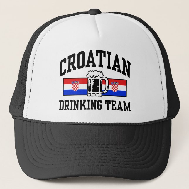 Casquette Équipe croate de boisson (Devant)