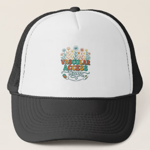 Casquette Équipe d'accès vasculaire Floral Conception de che