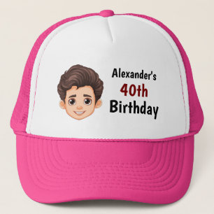 Casquette Équipe de 30 à 70 ans pour un anniversaire personn