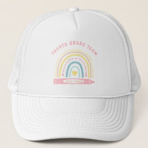 Casquette Équipe de 4e année Enseignant retour à l'école