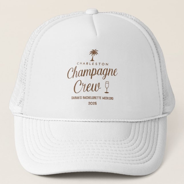 Casquette Équipe de Champagne de Charleston sur mesure pour  (Devant)