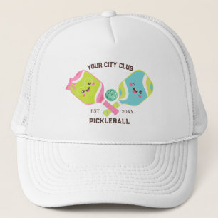 Casquette Équipe de club de pickleball Joueur personnalisé C