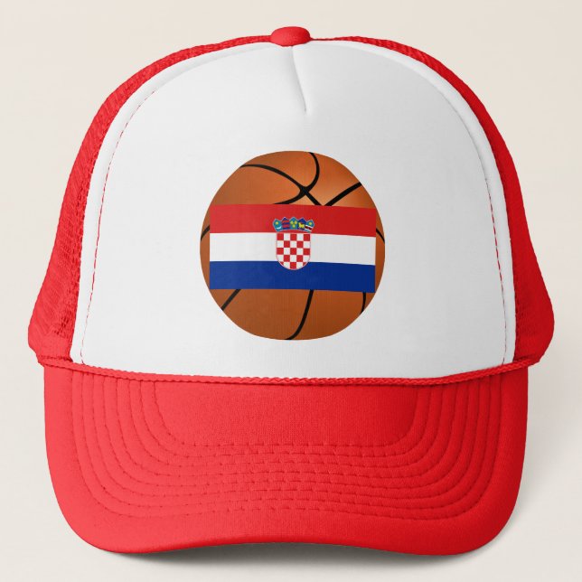 Casquette Équipe de Croatie de basket-ball (Devant)