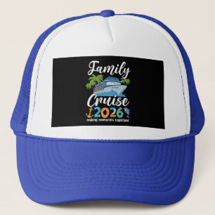 Casquette Équipe de croisière familiale 2026 Groupe d'été co