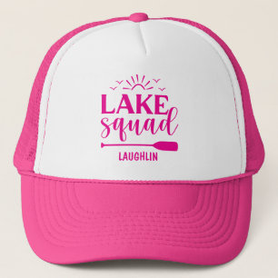 Casquette Équipe de lac personnalisée Vibes Vacances Camping