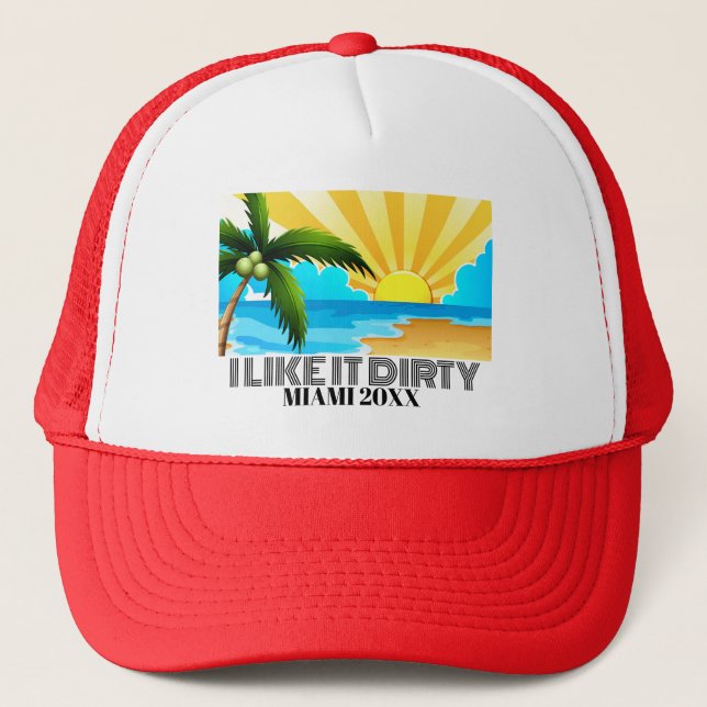 Casquette Équipe de l'anniversaire 20e 30e 40e 50e Sunset Ca (Devant)