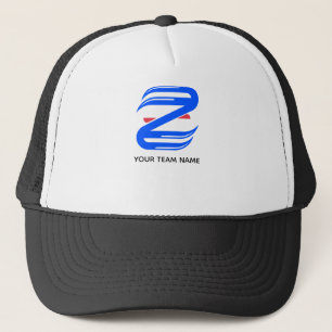 Casquette Équipe de lettre athlétique personnalisable Z