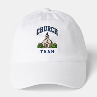 Casquette ⛪ Équipe de personnel d'église Typographie 👕