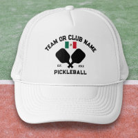 Équipe de pickleball Club Mexique Drapeau mexicain