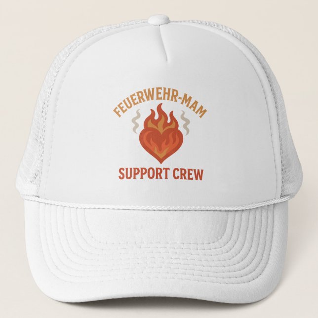 Casquette Équipe de soutien des mamans pompiers – Fière Fire (Devant)