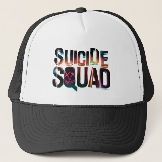 Casquette Équipe de suicide | Logo couleur brillant (Devant)