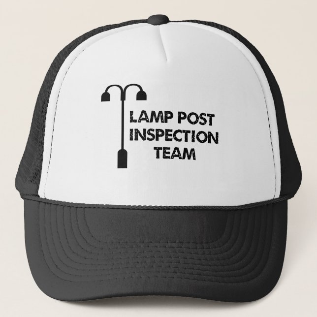 Casquette Équipe d'inspection de courrier de lampe (Devant)