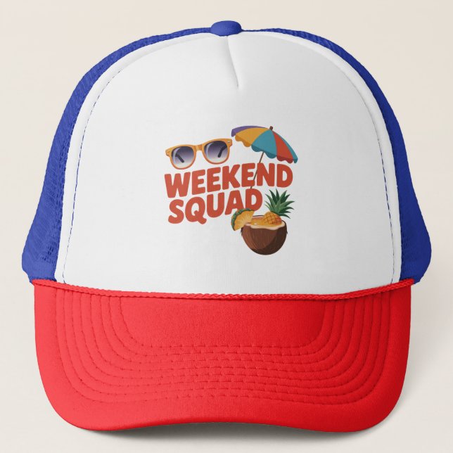 Casquette Équipe du week-end (Devant)
