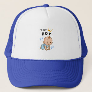 Casquette Équipe Garçon Bébé Mignon Baby Shower Drôle & Ré