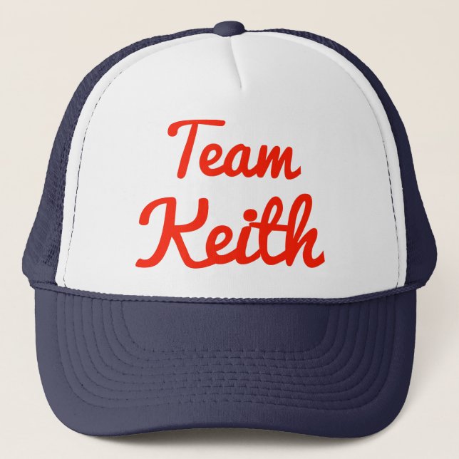 Casquette Équipe Keith (Devant)
