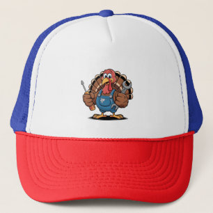 Casquette Équipe Mécanique Turquie Gobbler d'action de grâce