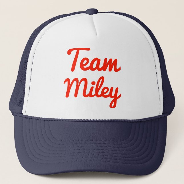Casquette Équipe Miley (Devant)