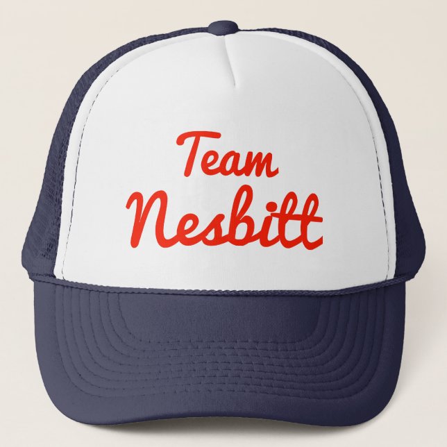 Casquette Équipe Nesbitt (Devant)