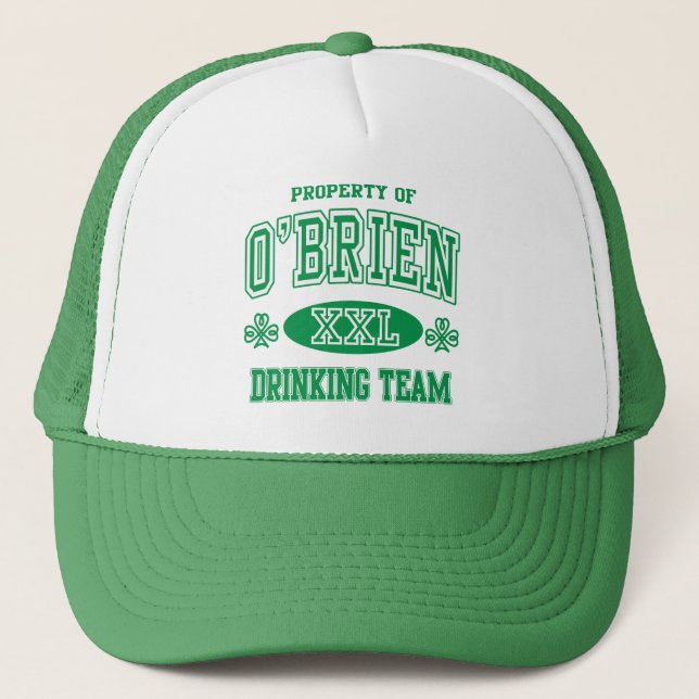 Casquette Équipe potable irlandaise d'O'Brien (Devant)