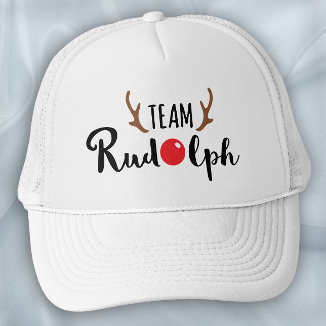 Casquette Équipe Rudolph - Logo d'équipe de Noël (Créateur téléchargé)