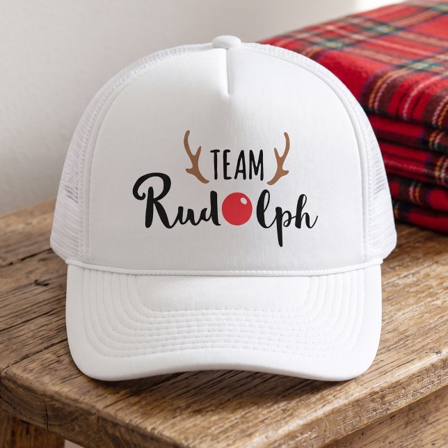 Casquette Équipe Rudolph - Logo d'équipe de Noël (Créateur téléchargé)