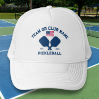 Équipe USA Club de Pickleball Drapeau Américain Pe