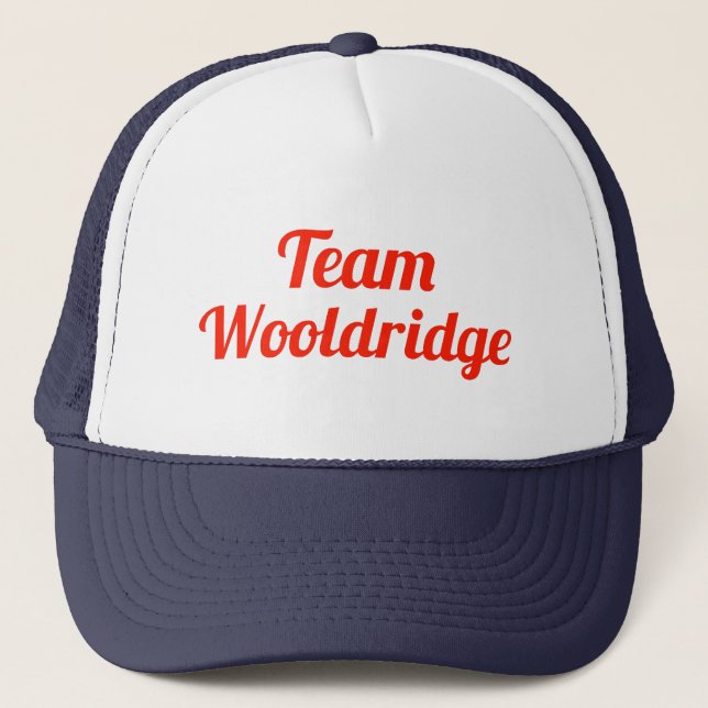 Casquette Équipe Wooldridge (Devant)