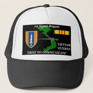 Casquette ęr Brigade " ?ère de signal pour communiquer" des