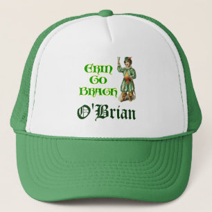 Casquette Erin Go Braugh, Irlandais Personnalisable, Dit :